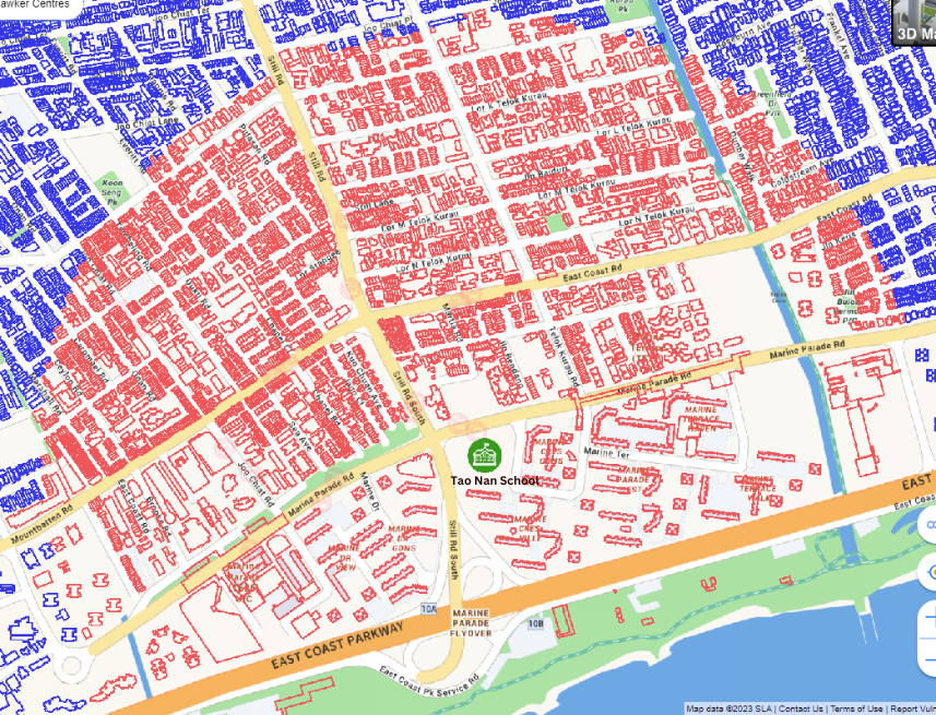 Map around Tao Nan School